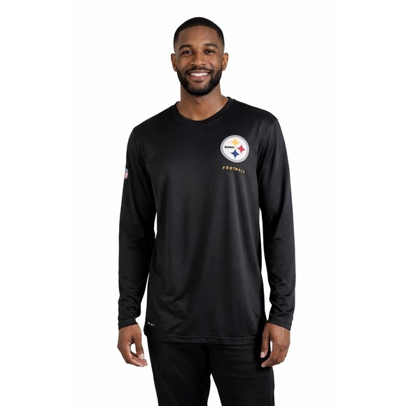 Nike Other - Nike Dri-FIT Pittsburgh Steelers Long Sleeve Shirt Black NFL Onfield S‎ 84-33